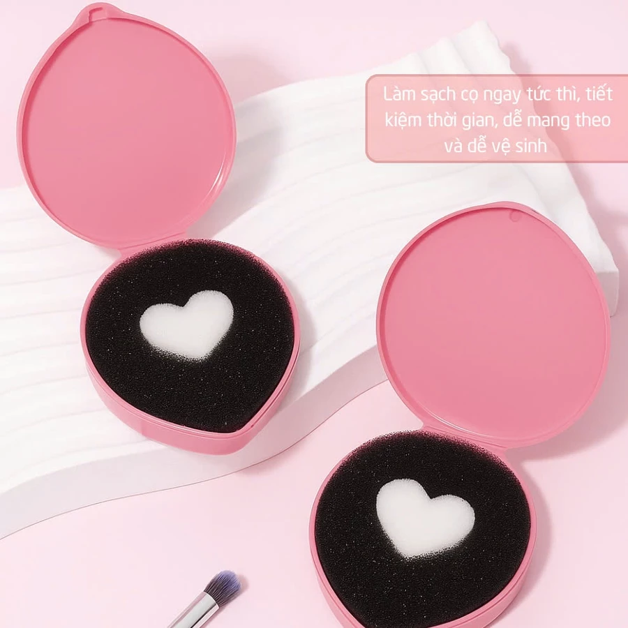 Miếng Mút Khô Vệ Sinh Cọ Mắt BH Cosmetics Dry Brush Cleaner Sponge BHK01
